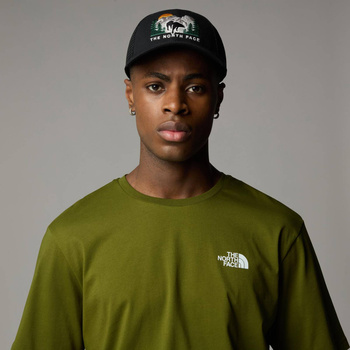 Czapka z daszkiem unisex The North Face EMBROIDERED MUDDER TRUCKER czarna NF0A7WH396O