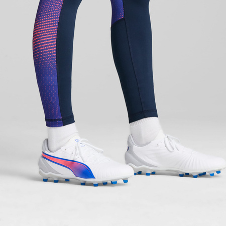 Korki męskie Puma KING MATCH FG/AG białe 10786302