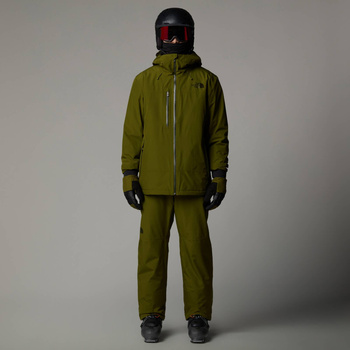Spodnie narciarskie męskie The North Face DESCENDIT zielone NF0A87ZYPIB