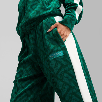 Spodnie dresowe damskie Puma X SQUID GAME T7 ICONIC niebieskie 62743386