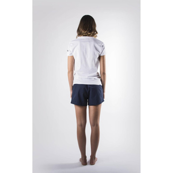 Piżama damska Fila JERSEY STRETCH WITH FRENCH TERRY PANT biała FPS4023-300