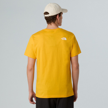 Koszulka męska The North Face S/S NEVER STOP EXPLORING żółta NF0A87NS56P