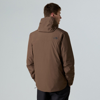Kurtka wodoodporna męska The North Face NORTH TABLE DOWN TRICLIMATE brązowa NF0A84IG5EX