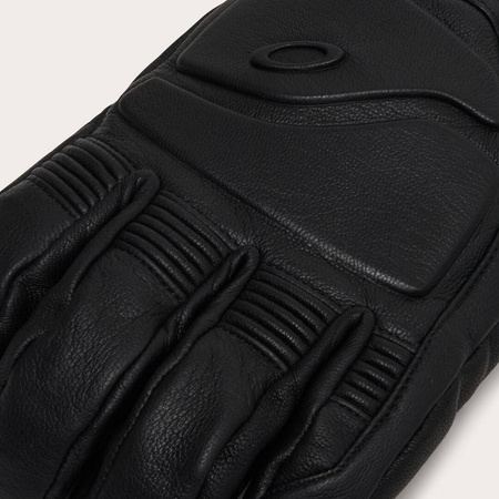 Rękawiczki zimowe męskie Oakley PEAK LEATHER czarne FOS901654-02E