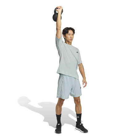 Koszulka treningowa męska adidas WORKOUT ESSENTIALS niebieska KD5495