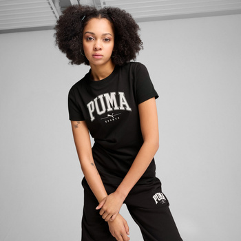 Koszulka damska Puma SQUAD GRAPHIC czarna 68153701