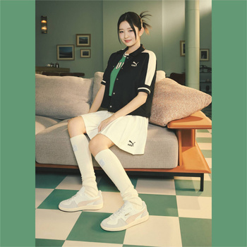 Crop top damski Puma TEAM FOR THE FANBASE GRAPHIC zielony 62502486