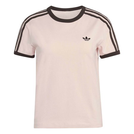 Koszulka damska adidas 3-STRIPES SLIM różowa KC9016