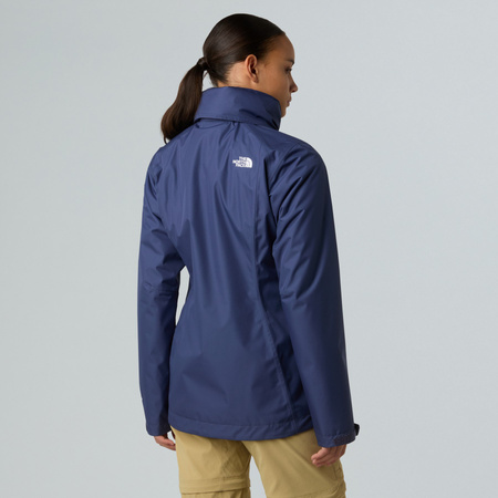 Kurtka z kapturem damska The North Face EVOLVE II TRICLIMATE niebieska NF0A8E02E1I