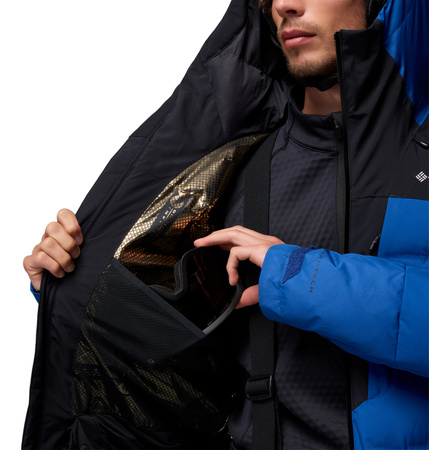 Kurtka narciarska męska Columbia GLACIER RIDGE niebieska 2134761433