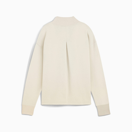 Bluza damska Puma HER RELAXED CREW FL beżowa 68815287