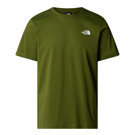 Koszulka męska The North Face S/S REDBOX zielona NF0A87NPDIW