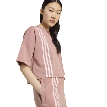 Koszulka damska adidas 3 STRIPES różowa JW3613