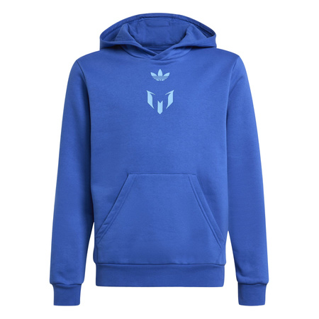 Bluza z kapturem dziecięca adidas MESSI niebieska JY9542