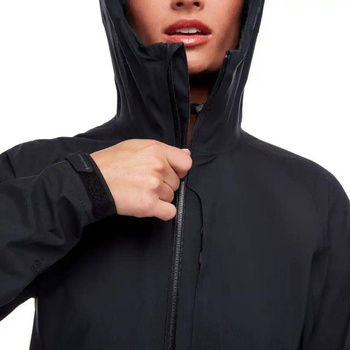 Kurtka przeciwdeszczowa damska Black Diamond HIGHLINE STRETCH SHELL czarna AP7450010002