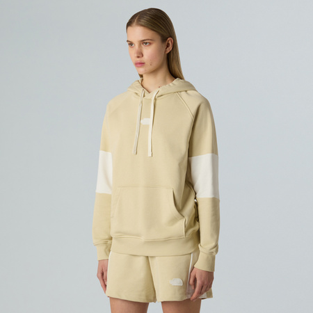 Bluza z kapturem damska The North Face TERRY RELAXED beżowa NF0A8C2D3X4