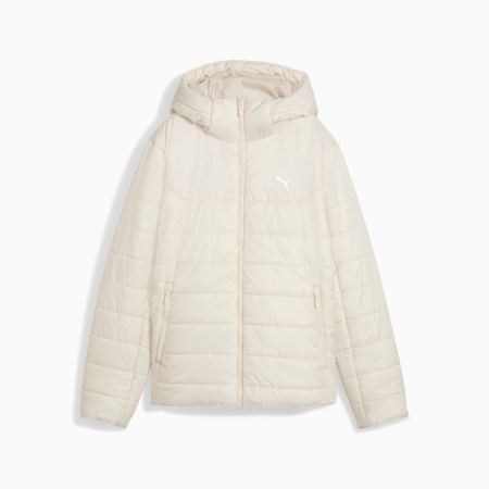 Kurtka puchowa damska Puma ESS HOODED PADDED beżowa 68523187