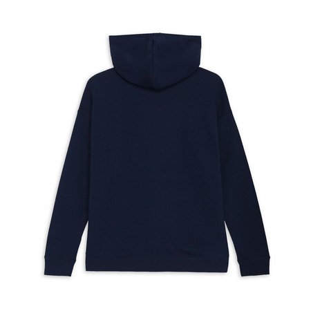 Bluza z kapturem damska Puma ESS SMALL LOGO RELAXED TR granatowa 68832106