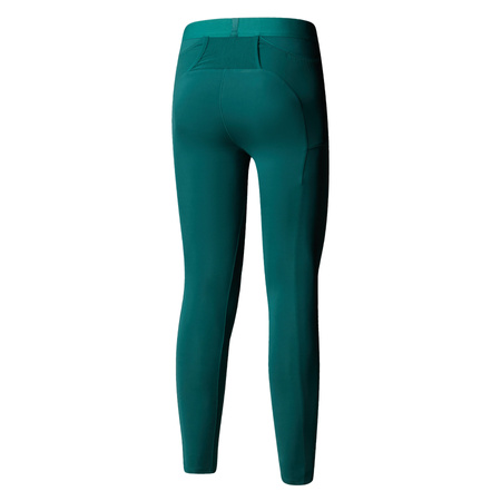 Legginsy do biegania damskie The North Face REFINA zielone NF0A89186GI