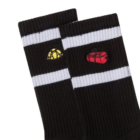 Skarpety unisex The North Face EVERYDAY CREW ICONS 2-PACK czarne NF0A8EGMJK3