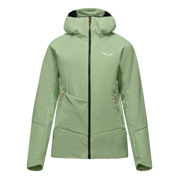 Kurtka z kapturem damska Salewa PEDROC zielona 00-0000029169_5A90
