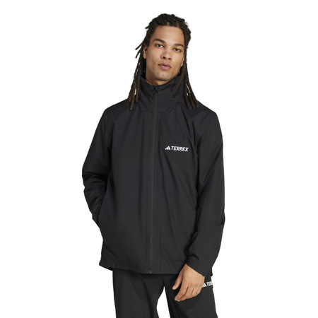Kurtka wodoodporna męska adidas MULTI ESSENTIALS czarna JM8692