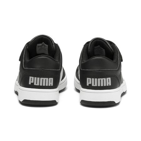 Buty sportowe dziecięce Puma REBOUND LAYUP LO SL V PS czarne 37049202