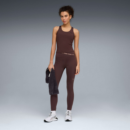 Tank top treningowy damski Puma TAD ESSENTIAL 2IN1 brązowy 52588913