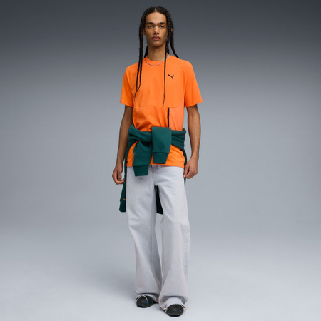 Koszulka męska Puma PUMATECH POCKET pomarańczowa 62967326