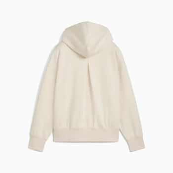 Bluza z kapturem damska Puma HER OVERSIZED FL beżowa 68815187