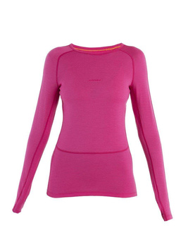 Koszulka termiczna damska Icebreaker ZONEKNIT 260 LS CREWE różowa IB0A56HL858