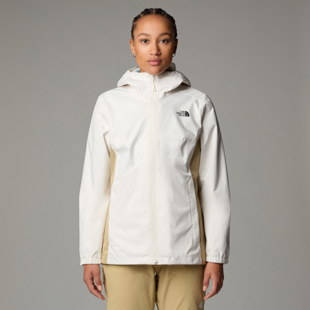 Kurtka wodoodporna damska The North Face QUEST beżowa NF0A55H5ROR