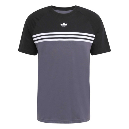 Koszulka męska adidas CHEST STRIPES szara KE2130