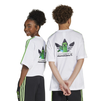 Koszulka dziecięca adidas MINECRAFT biała JW7750