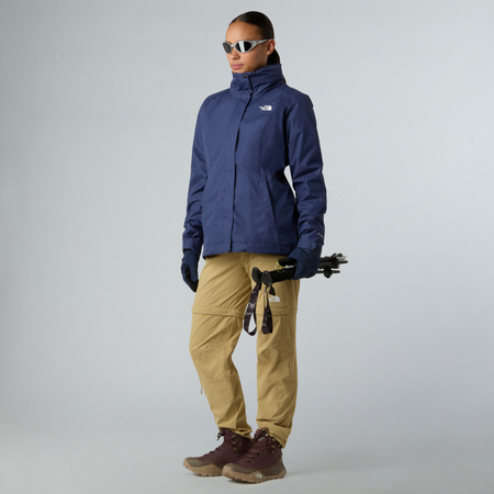Kurtka z kapturem damska The North Face EVOLVE II TRICLIMATE niebieska NF0A8E02E1I