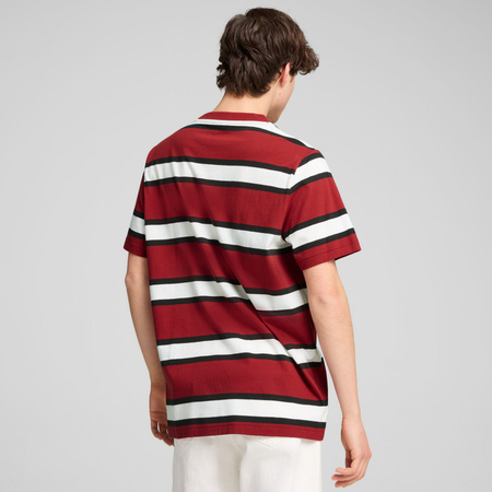 Koszulka męska Puma SQUAD STRIPE AOP czerwona 68179313