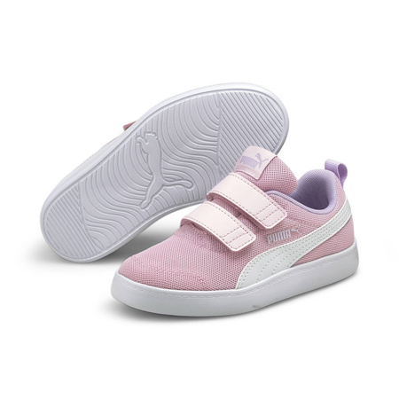 Buty sportowe dziecięce Puma COURTFLEX V2 różowe 37175808