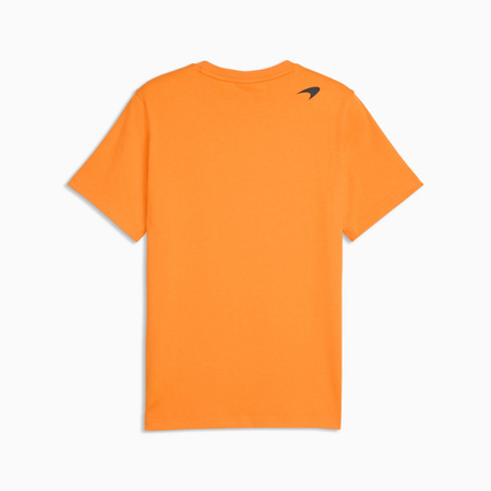 Koszulka męska Puma MCLAREN SMALL LOGO pomarańczowa 63744803