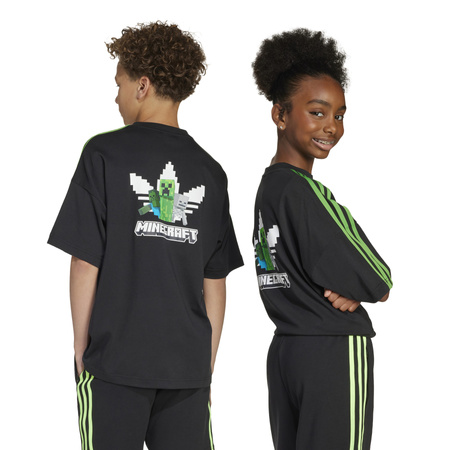 Koszulka dziecięca adidas MINECRAFT czarna JW7751