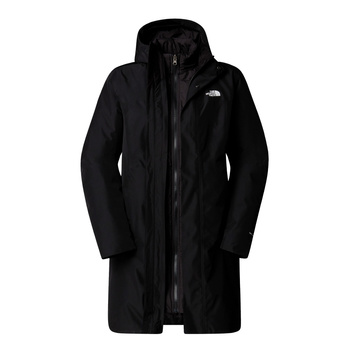 Parka z kapturem damska The North Face SUZANNE TRICLIMATE 2.0 czarna NF0A8DZZJK3