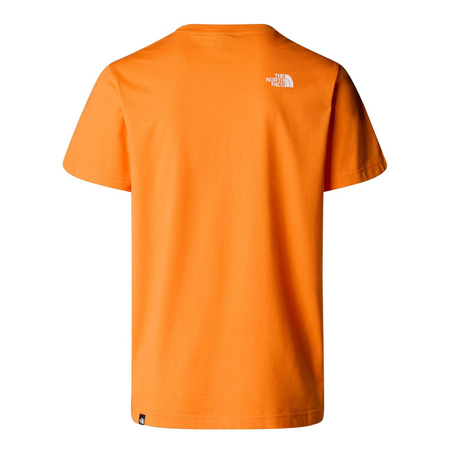 Koszulka męska The North Face SIMPLE DOME pomarańczowa NF0A87NG6HI