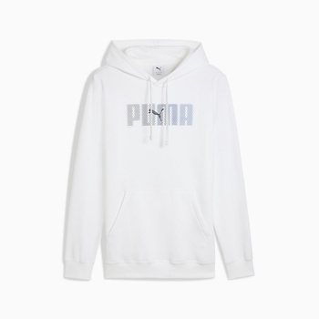Bluza z kapturem męska Puma ESS LOGO LAB FL biała 68818602