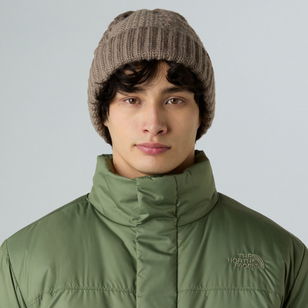 Czapka zimowa damska The North Face OH MEGA brązowa NF0A7WJJBOW