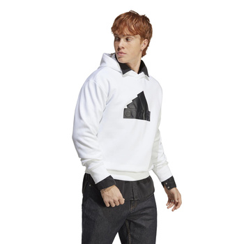 Bluza z kapturem męska adidas FUTURE ICONS BOS biała IC3746