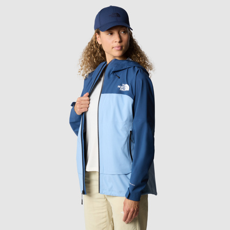 Kurtka z kapturem damska The North Face FRONTIER FUTURELIGHT niebieska NF0A86STTI9