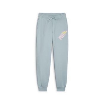 Spodnie dresowe dziewczęce Puma POWER COLORBLOCK niebieskie 67936422