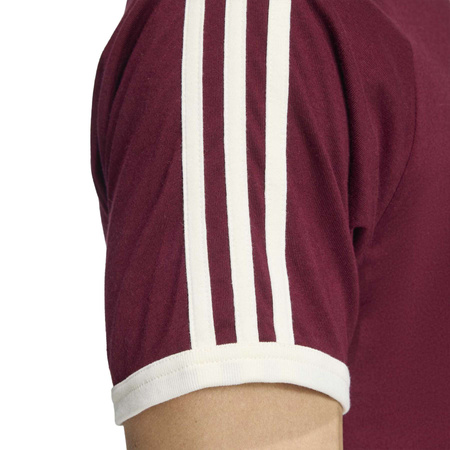 Koszulka męska adidas 3-STRIPES bordowa KQ9639