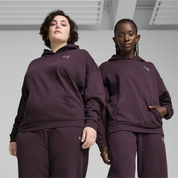 Bluza z kapturem damska Puma BETTER ESSENTIALS FL fioletowa 67680444