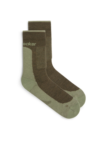 Skarpety trekkingowe męskie Icebreaker HIKE+ MEDIUM CREW zielone IB0A578M0DZ