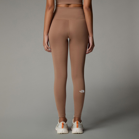 Legginsy do biegania damskie The North Face FLEX 28IN brązowe NF0A8BRY6IH